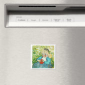 Kind mit Orange, 1890. Vincent van Gogh. Magnet (In Situ (Geschirrspüler))