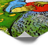 Kind mit Orange Van Gogh Fine Art Poster (Ecke)