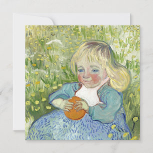 Kind mit Orange, Vincent Van Gogh Feiertagskarte