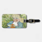 Kind mit Orange, Vincent Van Gogh Gepäckanhänger (Vorderseite horizontal)