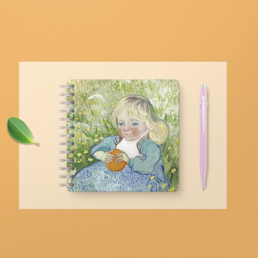 Kind mit Orange, Vincent Van Gogh Notizblock