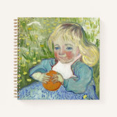 Kind mit Orange, Vincent Van Gogh Notizblock (Vorderseite)