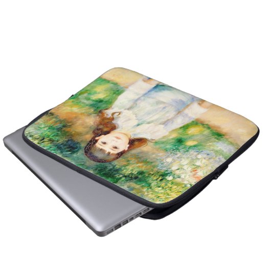 Kind mit Peitsche Auguste Renoir Laptopschutzhülle (Vorne Knopf)