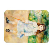Kind mit Peitsche Auguste Renoir Magnet (Horizontal)