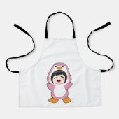 Kind mit Penguin-Kostüm Schürze (Vorderseite)