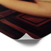 Kind mit Puppe Poster (Ecke)