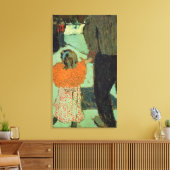 Kind mit rotem Schal, c. 1891 Leinwanddruck (Insitu (Wohnzimmer))