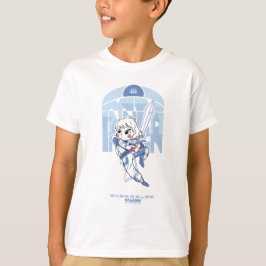 Kind mit Schwertkämpfen T-Shirt