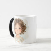Kind_Ones Cosy Winter Tasse - Whimsisches Aquarell (Vorderseite Links)