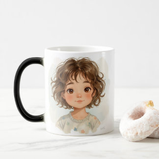 Kind_Ones Cosy Winter Tasse - Whimsisches Aquarell