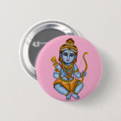 Kind Rama Knopf Button (Vorne & Hinten)