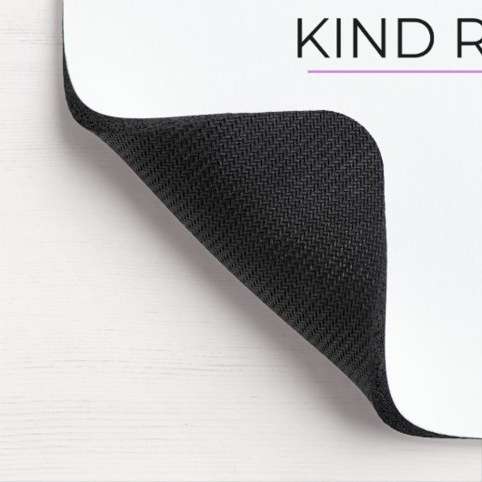 Kind Regards Minimalist Typographic Mouse Pad Mousepad (Ecke)