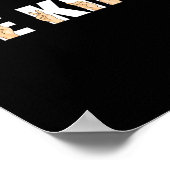 Kind Sign Language Deaf Poster (Ecke)