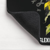 Kind Sonnenblume Dyslexie Bewusstsein Mousepad (Ecke)