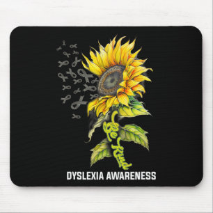 Kind Sonnenblume Dyslexie Bewusstsein Mousepad