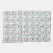 Kind Soul Floral Wreath Watercolor Quote Geschirrtuch (Horizontal)