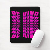 KIND TEXT EFFECT PINK TYPOGRAPHIE MOUSEPAD (Mit Mouse)