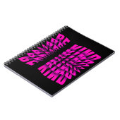 KIND TEXT EFFECT PINK TYPOGRAPHIE NOTIZBLOCK (Linke Seite)