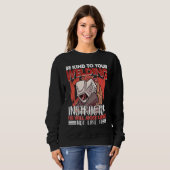 Kind to your Welding Instructor Worker Welder Weld Sweatshirt (Vorne ganz)