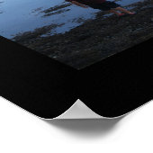 Kind, trainiere ein Kinderposter Poster (Ecke)