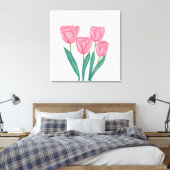 Kind Tulips Leinwanddruck (Insitu (Schlafzimmer))