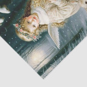 Kind und Weihnachten Seidenpapier (Ausschnitt)