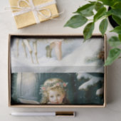 Kind und Weihnachten Seidenpapier (Geschenk)