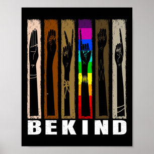 Kind Usa Gebärdensprache Lehrer Lgbtq Poster