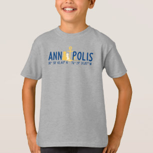 Kind verankert in Annapolis-T - Shirt