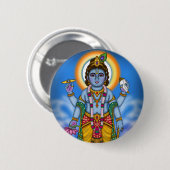 Kind Vishnu Knopf Button (Vorne & Hinten)