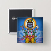 Kind Vishnu Knopf Button (Vorne & Hinten)