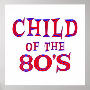Kind von 80er Plakat