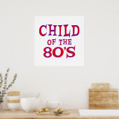 Kind von 80er Poster (Küche)