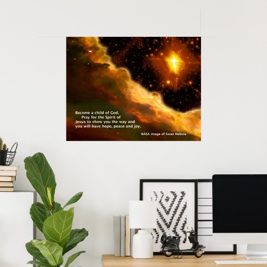 Kind von Gottes Poster (Heimbüro)