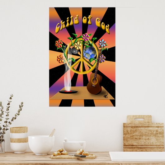 Kind von Gottes Poster (Küche)