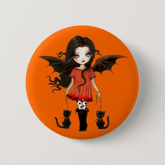 Kind von Halloween Knopf Button (Vorderseite)