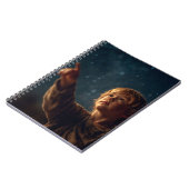 Kind von Wonder Starry Night Notebook Notizblock (Linke Seite)