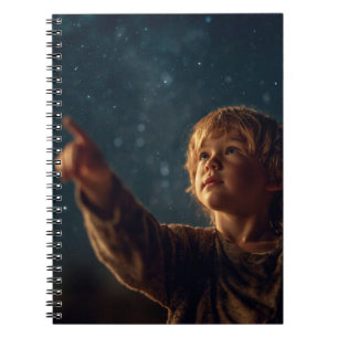 Kind von Wonder Starry Night Notebook Notizblock