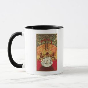 Kind vor dem Feuer Tasse