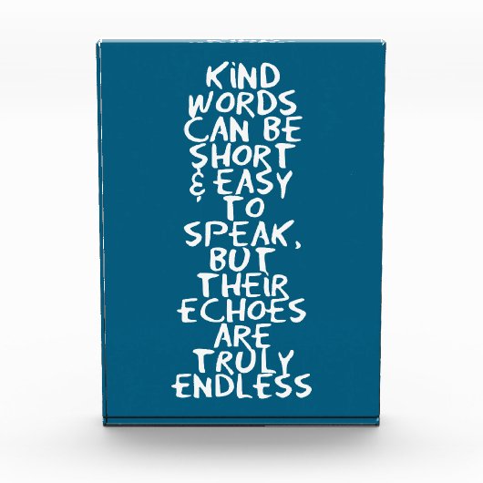 Kind words fotoblock (Vorderseite)