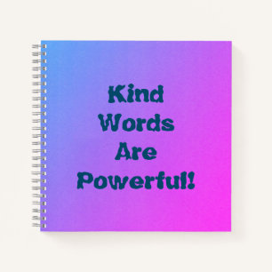 Kind WordsNotebook Notizblock