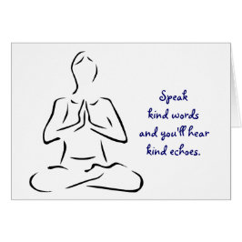 Kind Worte Yoga-Pose