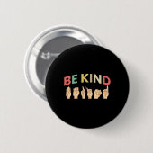 Kind-Zeichen-Sprache Button (Vorne & Hinten)