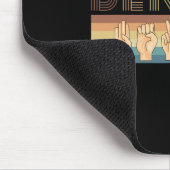 Kind-Zeichen-Sprache Deaf 1 Mousepad (Ecke)