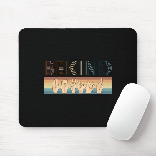 Kind-Zeichen-Sprache Deaf 1 Mousepad (Mit Mouse)