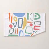 Kind zeichne farbige Linien Badhandtuch Set (Handtuch)