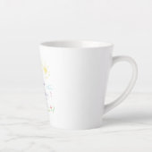 Kind Zeichnend Vater Latte Tasse (Rechts)