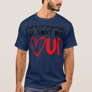 Kind zukünftige Ehepartner Heiratsankündigung Papa T-Shirt