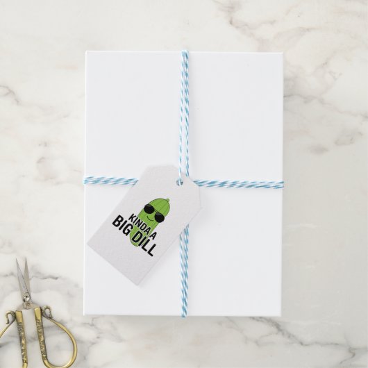 Kinda a Big Dill Geschenkanhänger (Mit Garn)