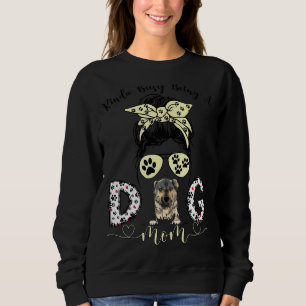 Kinda beschäftigt ist als beste Mama je georgische Sweatshirt